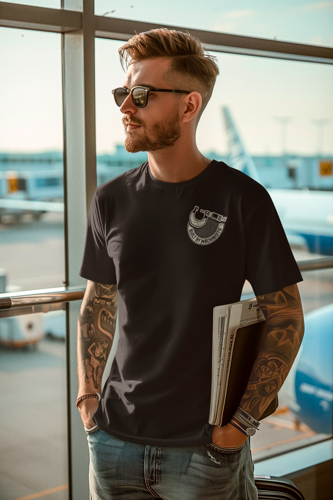 Built By Machinists - Logo Tee